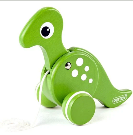 PINTOY T-Rex Pull Along Toy