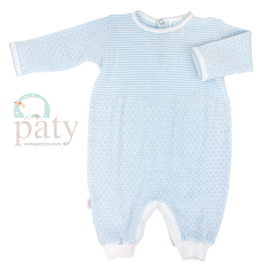 Paty Blue Romper