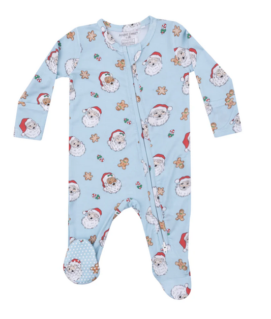 Angel Dear Vintage Santas - Blue