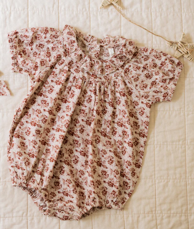 Lula Romper - Red Rose