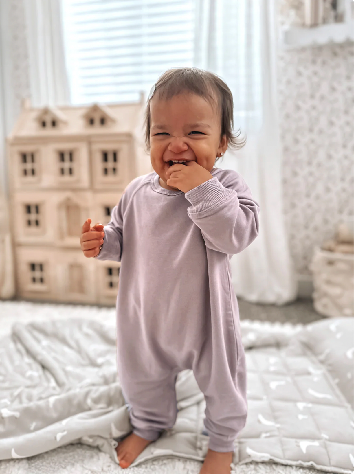 Gunamuna Fleece Jumpsuit in Lovely