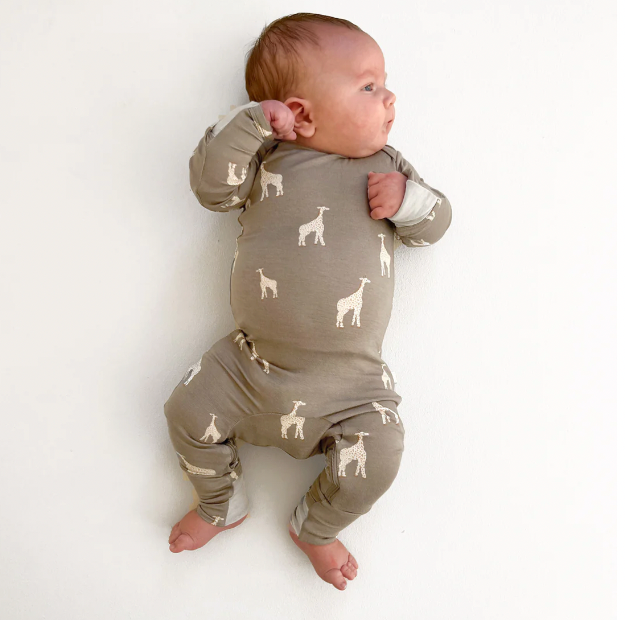 Gunamuna Convertible PJs in Giraffe Maple