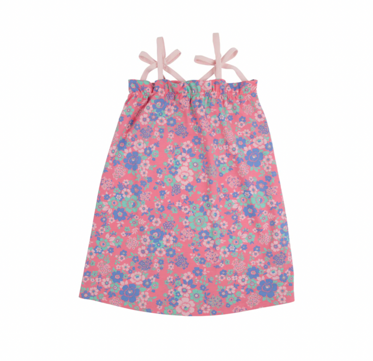 Lainey's Little Dress Mt. Paron Mini Floral with Palm Beach Pink