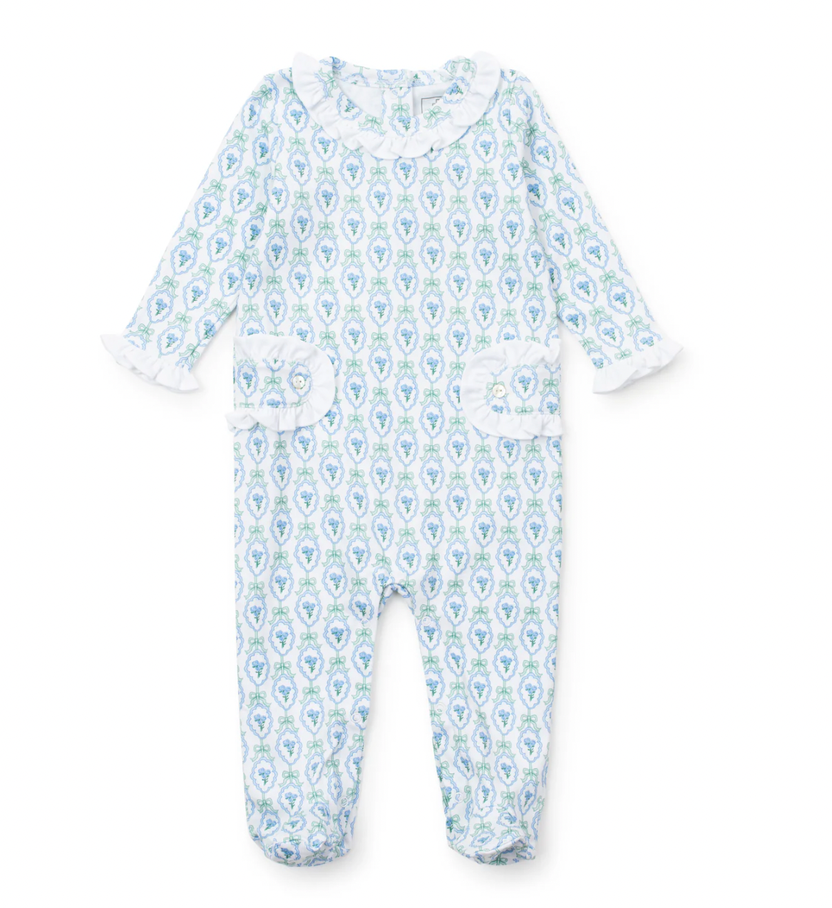 Lucy Girls' Romper in Hampton Blooms