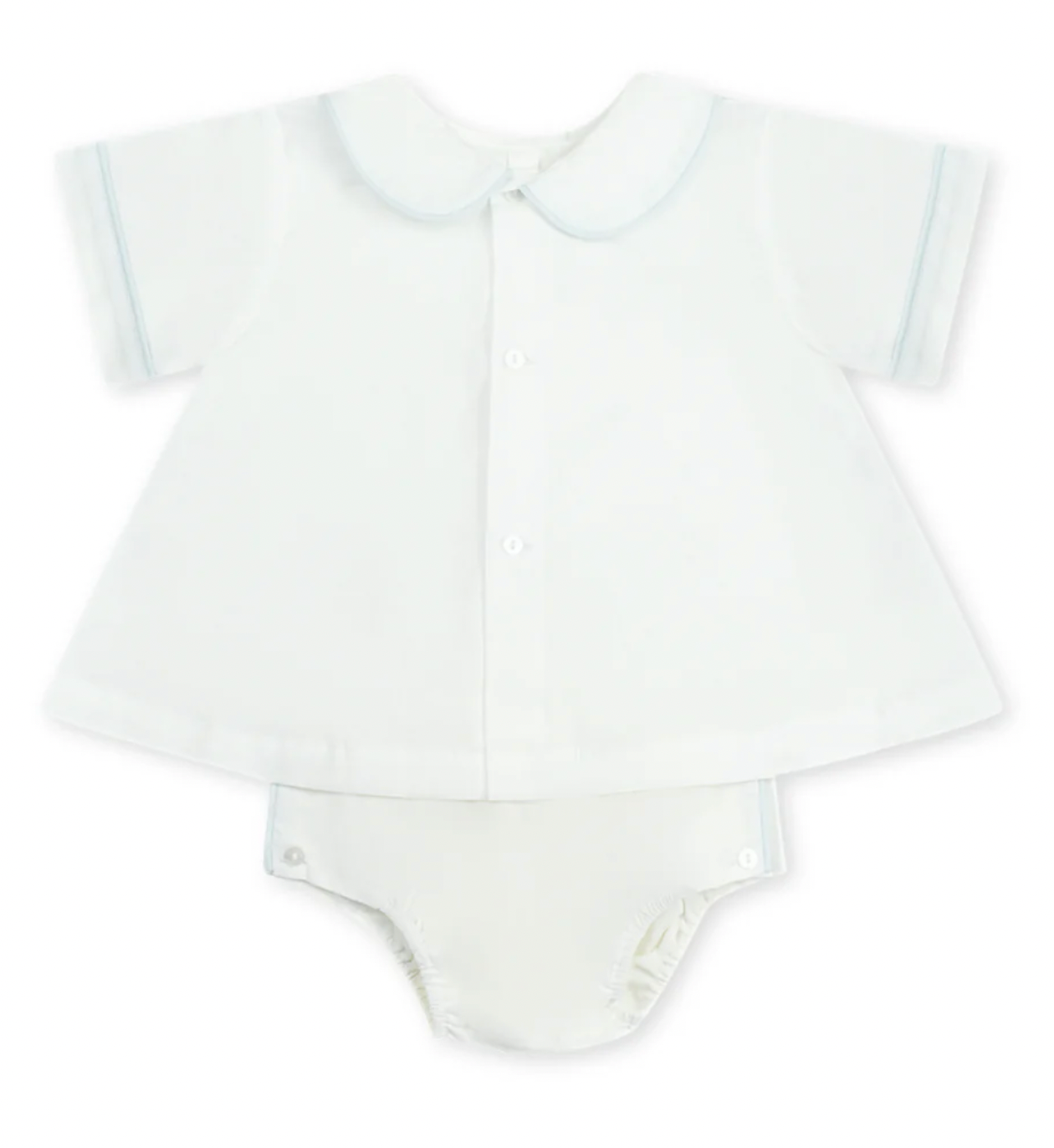 Lullaby Set - Dapper Diaper Set, Blessings White/Blue