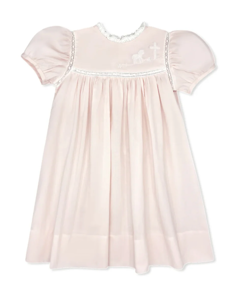 Lullaby Set - Keep Sake Dress - Lamb, Cross