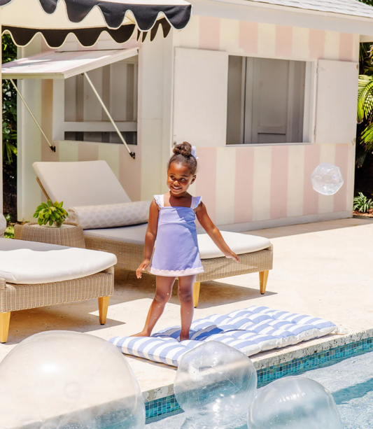 Sanctuary Scallop Swimsuit - Lauderdale Lavender with Palm Beach Pink