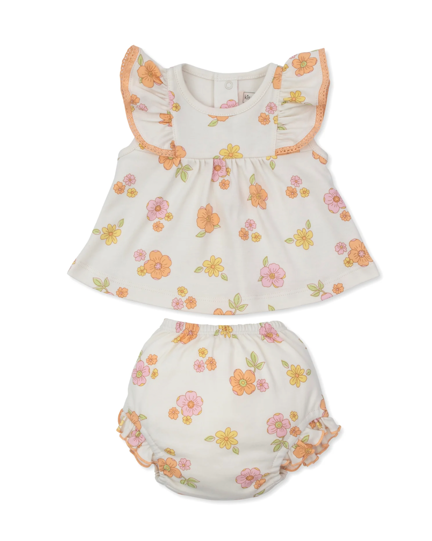 Kissy Love Blushing Blossoms Sunsuit Set