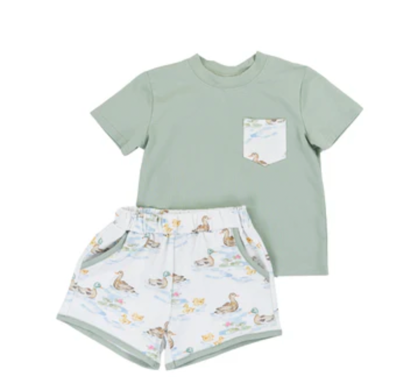 Darling Duck Boys Short Set