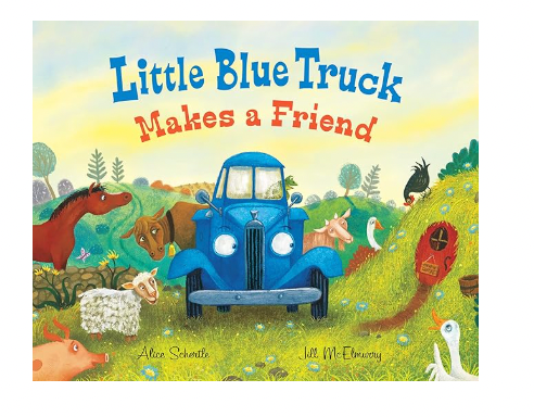 Little Blue Truck Makes A Friend Book