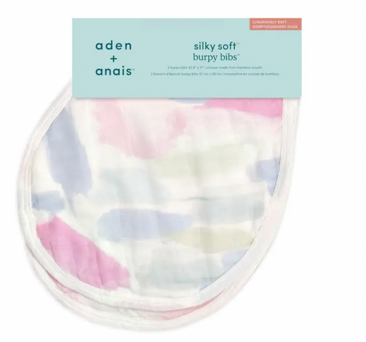 Silky Soft Burpy Bibs 2-Pack