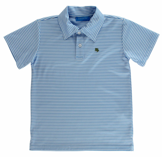 Performance Henry Polo in Blue & White Stripe