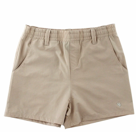 Performance Dock Shorts in Stone Khaki