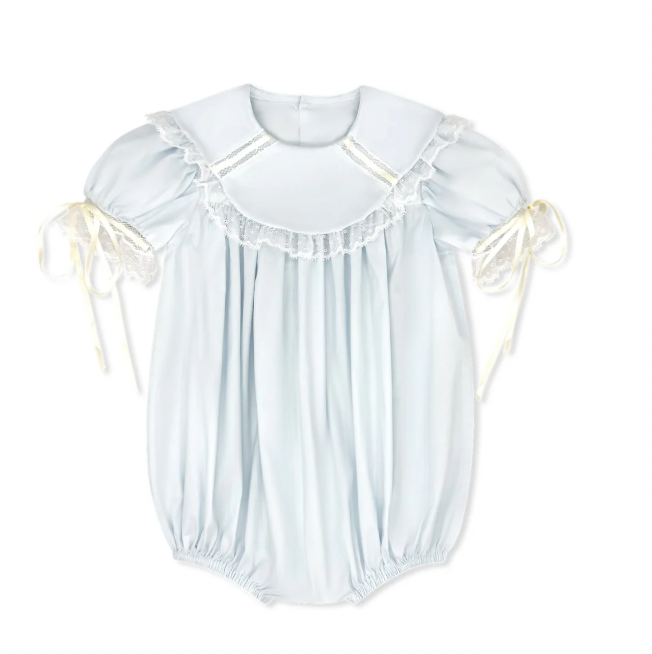Donahue Bubble in Blessings Blue, Ecru