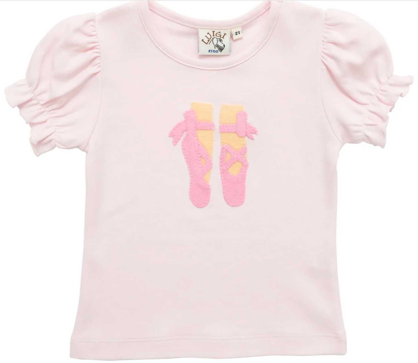 Luigi- Flutter Sleeve Shirt with Ballet Slipper