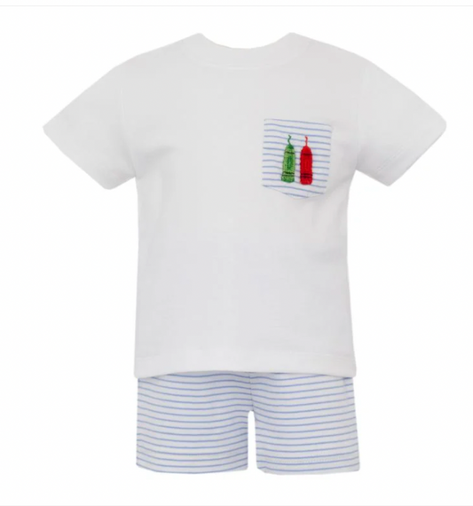 Crayons Boy Short Set