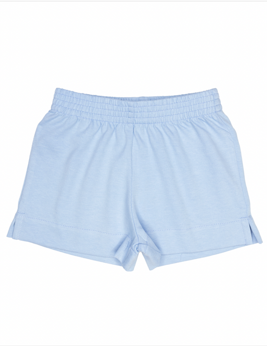 Light Blue Jersey Solid Boy Shorts