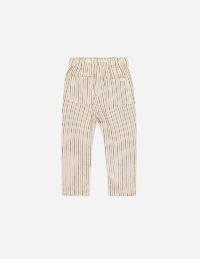 Kalen Pant in Saddle Pinstripe