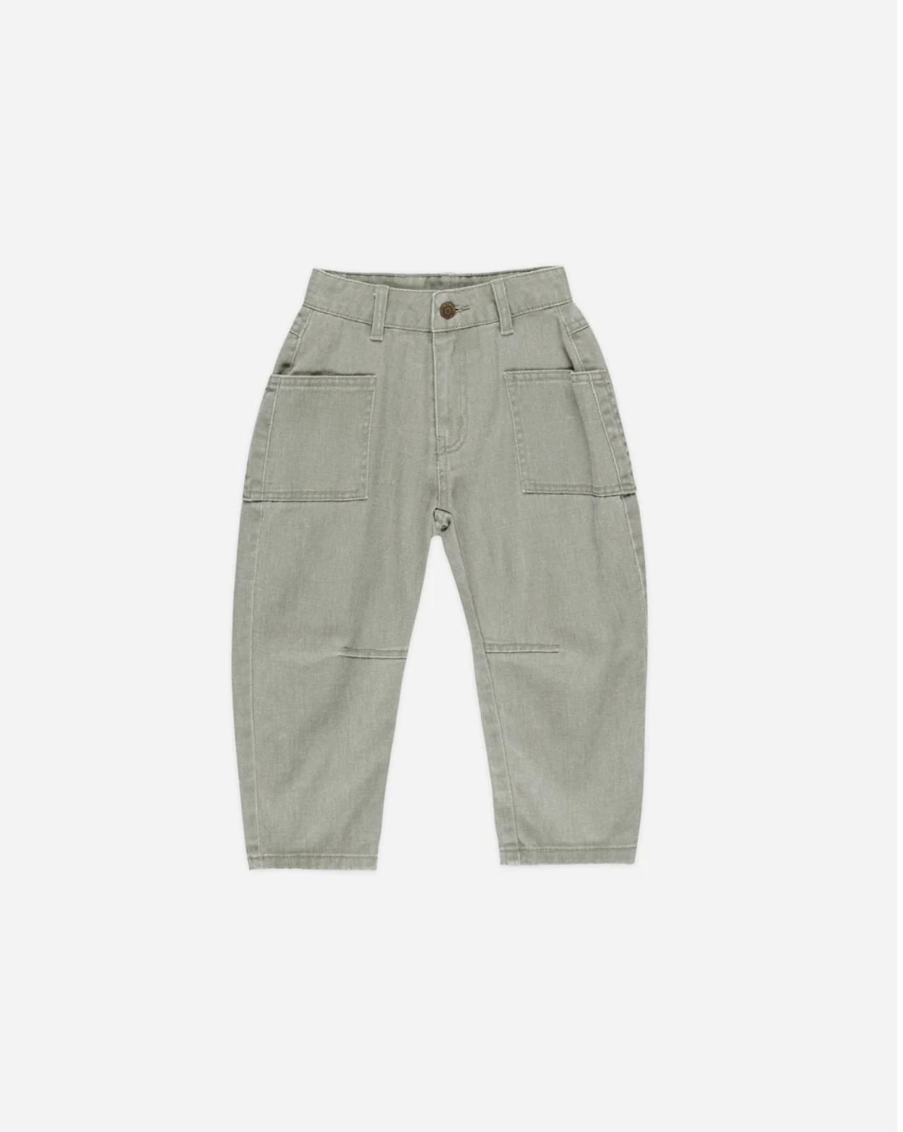 Barrel Pant in Washed Laurel