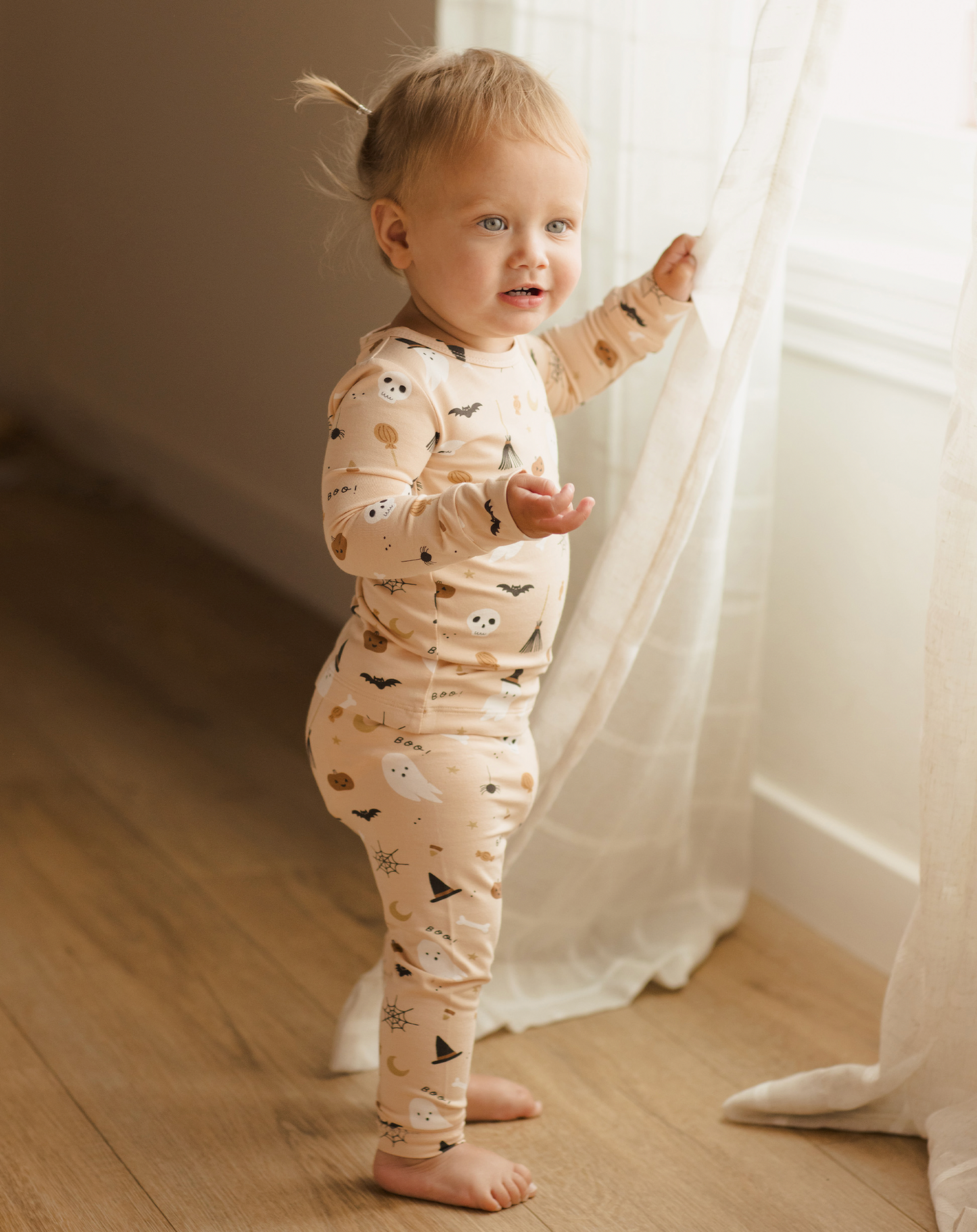 Bamboo Pajama Set in Halloween