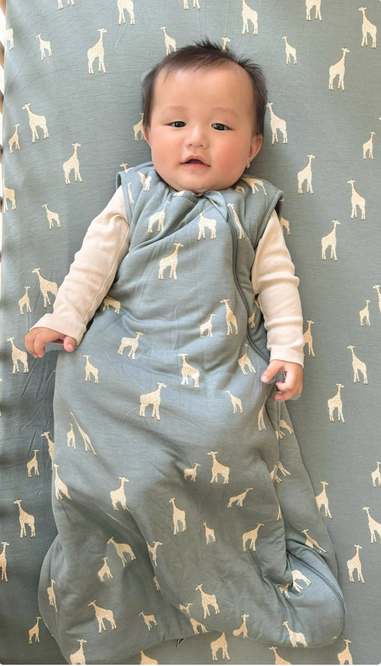 Gunamuna Sleep Sack 1.0 TOG in Giraffe Moss