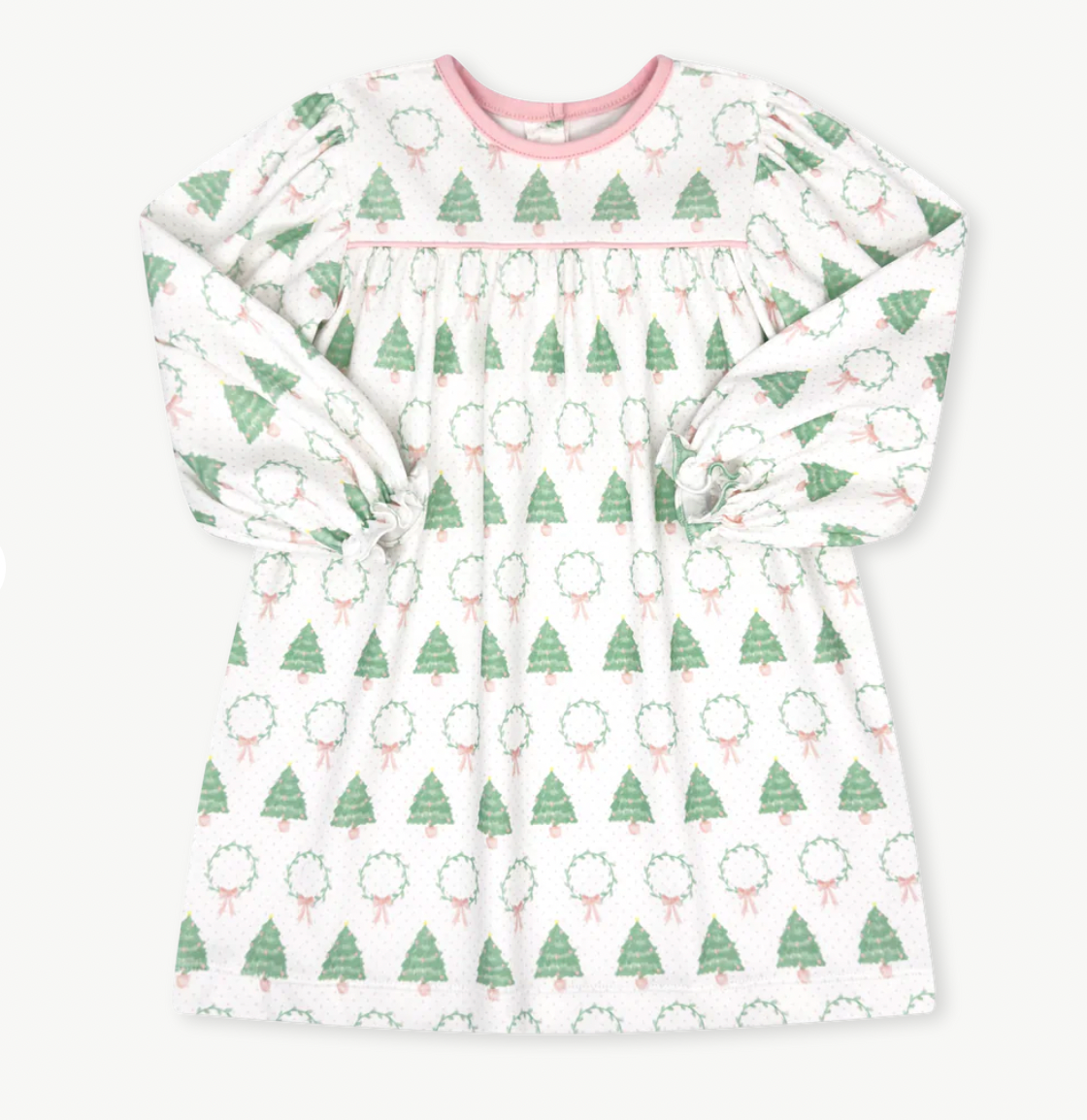 Mother May I Dress Long Sleeve Christmas Tree