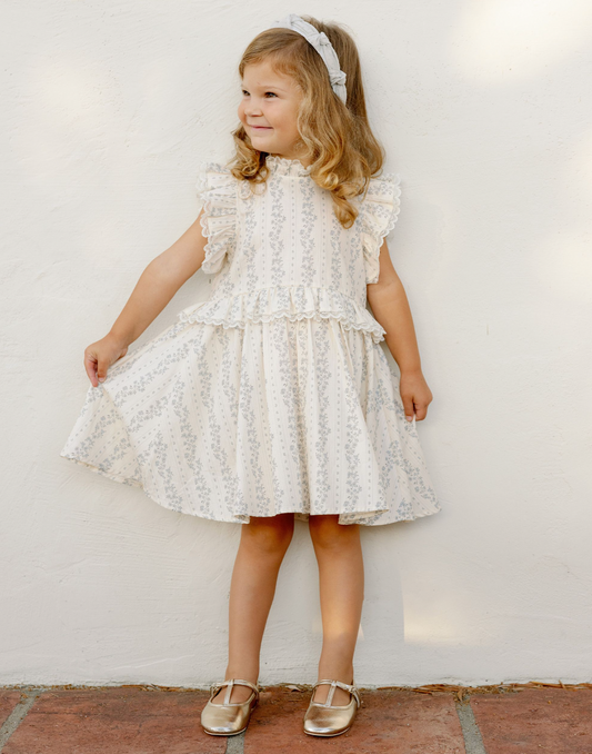 Alice Dress in Antoinette Stripe