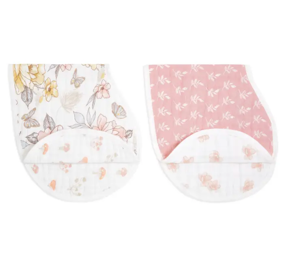 Aden+Anais ORGANIC COTTON BURPY BIBS 2 PACK