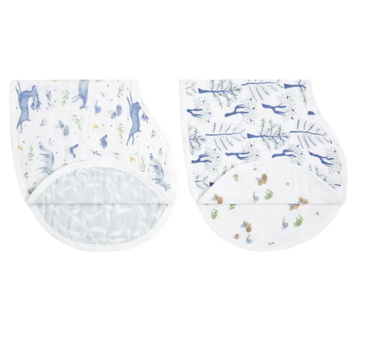 Aden+Anais ORGANIC COTTON BURPY BIBS 2 PACK