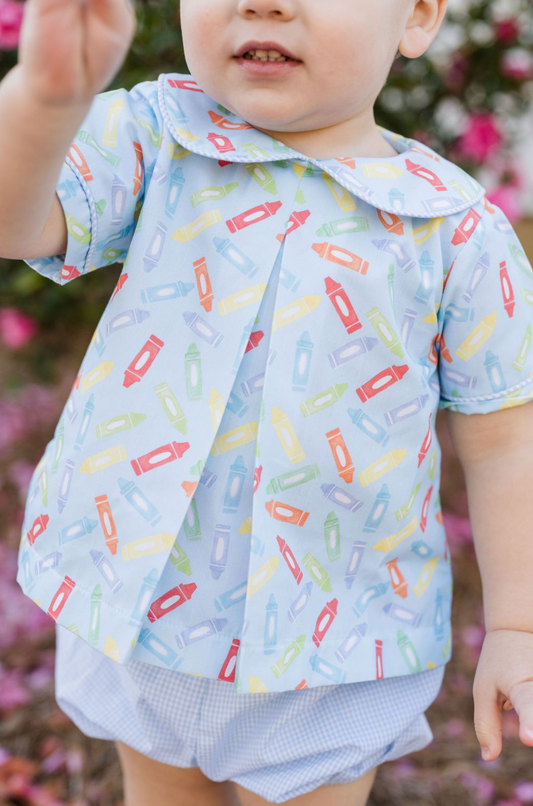James and Lottie- Rory Diaper Set Back To School