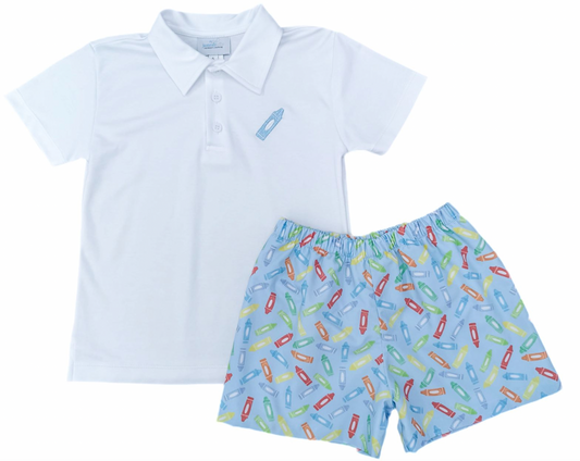 James and Lottie- Conrad Shorts Back to School