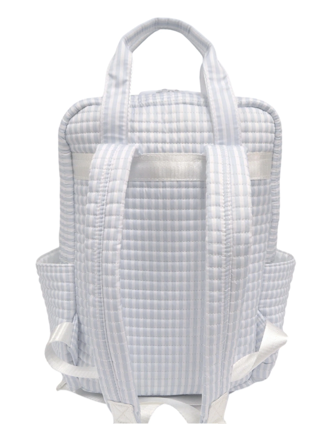 QUILTED ALL YOU NEED BAG - PIMLICO STRIPE BLUE