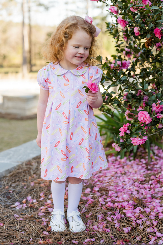 James and Lottie Penny Pleat Dress