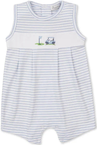 Kissy Kissy Light Blue Stripe Playsuit - Golf